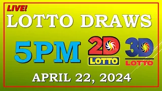 LIVE! 5:00 PM- LOTTO DRAW, APRIL 22, 2024@Gaming Channel 15K 36
