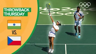 Sania Mirza & Rohan Bopanna face Lucie Hradecká & Radek Štěpánek | Rio 2016 Replays