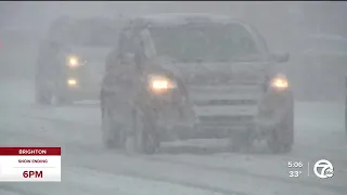 Crews working on snow clean up