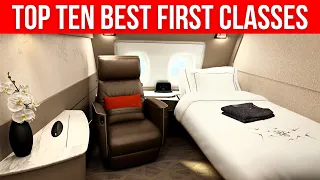 Top Ten BEST FIRST CLASS AIRLINES in 2023