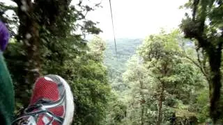 3,000 ft zipline Selvatura park Costa Rica (Longest zipline in America)