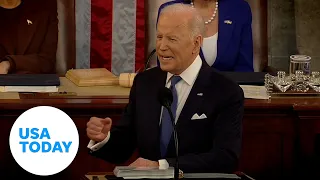 President Biden touts growing economy, shows support for people of Ukraine | USA TODAY