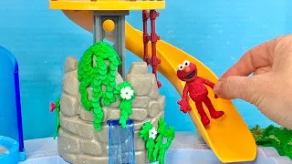 POOL WATERSLIDE Elmo Sesame Street Playmobil