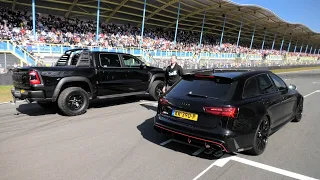 DRAGRACE | RAM TRX vs. Audi RS6 C7 & BMW M135i