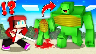 JJ BECAME A REAL NINJA TO WIN Mikey ZOMBIE MUTANT in Minecraft Maizen