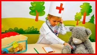 Видео для Детей про Доктора Даника все серии подряд. Ролевые игры для ребёнка. Doctor child costume