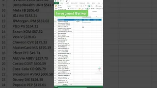 Investment Banking Excel Trick 1