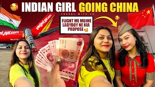 India girl in China 🇨🇳 Delhi to Sanghai Full Journey || India to China via Vietnam flight ✈️ 🇻🇳