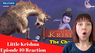 Little Krishna Episode 10 REACTION! The Charge Of The Monster Horse