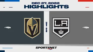 NHL Highlights | Golden Knights vs. Kings - December 27, 2022