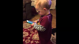 Baby's mind blown after receiving phone call