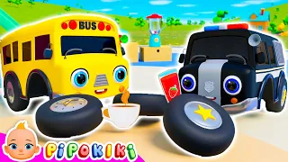 Wheels on the Bus, Old Mac Donald, ABC song ,Baby Bath Song Pipokiki, Nursery Rhymes & Kids Songs