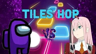 AMONG US VS 2 PHUT HON  | Tiles Hop | Panthera Plays Road to 100K