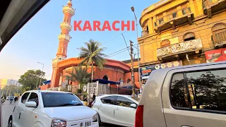 🇵🇰 UBER RIDE THROUGH KARACHI PAKISTAN 2022, DRIVING IN KARACHI, TRAFFIC, 4K