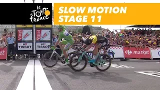 Finish in slow motion - Stage 11 - Tour de France 2017