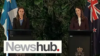 Finnish PM Sanna Marin, Jacinda Ardern speak from NZ in joint press conference | Newshub