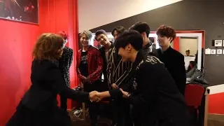 BTS & Janet Jackson Meet Backstage At 2018 MAMA In Hong Kong