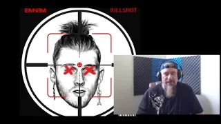 Metal Biker Dude Reacts - Eminem Killshot REACTION