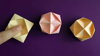 Оригами Поп ит Игрушка из стикеров • Origami Pop it Fidget Toy DIY • Попит из бумаги своими руками