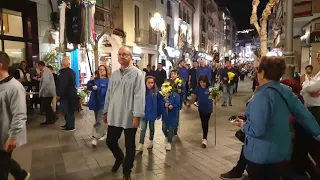 Last Night In Benidorm Old Town Festival Of Flowers