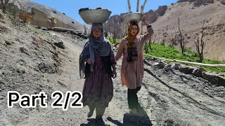 Part 2/2 Rural Daily Life Bamyan Locals make bread "Naan" an inherited tradition from 2000 years ago