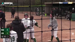 Le Moyne College Softball vs. Wagner College Highlights 4/21/2024