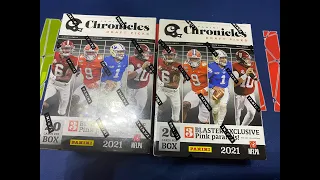 2021 Panini Chronicles Draft Picks Football Blaster Opening!! Looking For This Year's Top Rookies!!