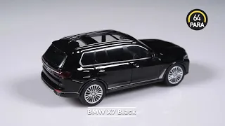 PARA64 1:64 diecast model BMW X7 Black
