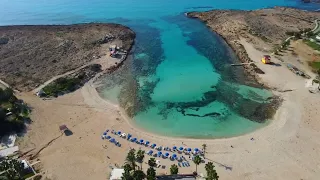 AYIA NAPA, Vathia Gonia Beach/Sandy Bay, Cyprus 2022 #drone #ayianapa #beach