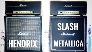 The Hendrix 4x12 -Vs- The Slash/Metallica 4x12