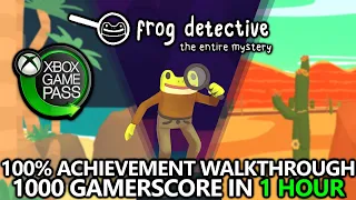 Frog Detective: Entire Mystery - 100% Achievement Walkthrough - 1000 Gamerscore in 1 Hour