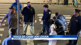 Honolulu Police Chief responds to bystander video of police tackling man in Waikiki street