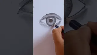 Realistic Eye Drawing || How to Draw Eye Sketch #shorts