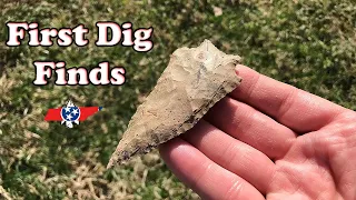 Arrowhead Hunting - First Dig Finds of 2023