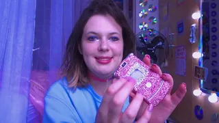 ASMR Y2K Hot Pink Items!! Tapping!