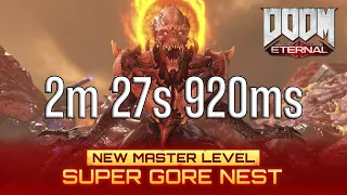 Super Gore Nest Master Level in 2m 27s 920ms (Any% Unrestricted)