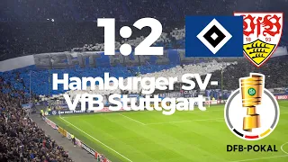 Hamburger SV - VFB Stuttgart (1:2) Tore & Highlights DFB Pokal Achtelfinale 29.10.2019