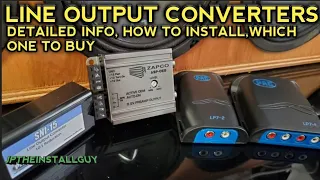 Line output converter install instructions and information | install amp to factory radio