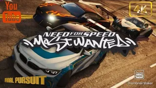 Need For Speed Most Wanted-Final Pursuit & Ending(4K Ultra HD)