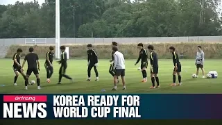 S. Korea's U-20 men's football team prepare for World Cup final against Ukraine