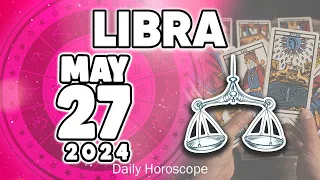 𝐋𝐢𝐛𝐫𝐚 ♎ ⚠️𝐓𝐑𝐄𝐌𝐄𝐍𝐃𝐀 𝐍𝐎𝐓 𝐈𝐓 𝐈𝐒 𝐕𝐄𝐑𝐘 𝐒𝐓𝐑𝐎𝐍𝐆😱🍀 𝐇𝐨𝐫𝐨𝐬𝐜𝐨𝐩𝐞 𝐟𝐨𝐫 𝐭𝐨𝐝𝐚𝐲 MAY 27 𝟐𝟎𝟐𝟒 🔮#horoscope #new #zodiac