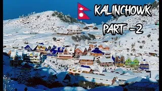 KALINCHOWK IN APRILIA STORM  AND SNOW FUN PART 2