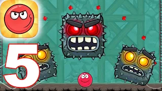 Red Ball 4 - Level 61-75 - Part 5 - Gameplay Walkthrough Video (iOS Android)