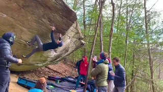 Roses and Bluejays: V13 / Great Barrington, MA, USA