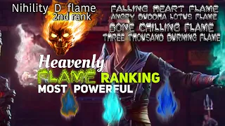 9 ranked Heavenly flame powers is different | battle through the heaven explained