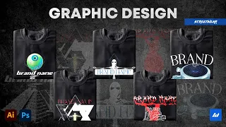 Streetwear Graphic Design by using Adobe Photoshop / Illustrator CC | Modern streetwear style