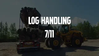 Log handling – Volvo Wheel Loaders H-series – Basic operator training – 7/11