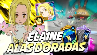 [🦋] SHOWCASE de ELAINE ALAS DORAS ¿PUEDE CONTRA EL META ELLA SOLA? - 7DS Grand Cross