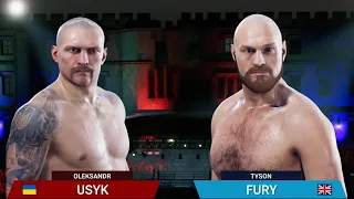 OLEKSANDR USYK vs TYSON FURY | Undisputed Gameplay