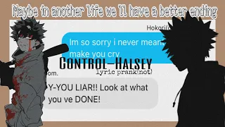 The society failed..|| Control-Halsey || Forced Villain Deku || bnha/mha lyric prank || angst deku